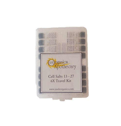 Cell Salt Kit - Travel (Cell Salts 13-27) – I & E Organics Apothecary